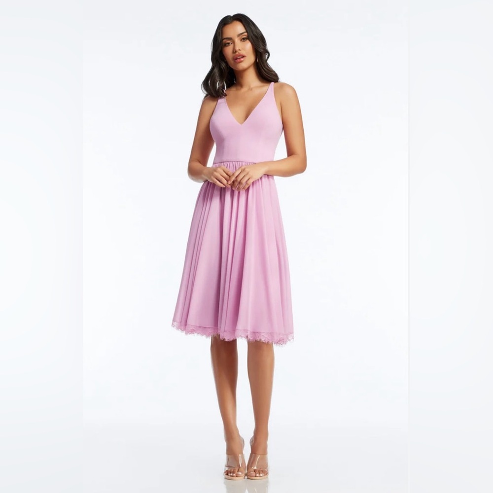 Dress The Population Alicia Dress in Lavender Size Small NWT - Picture 3 of 8
